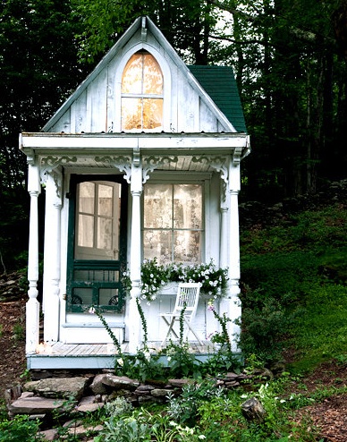 This tiny Victorian cottage was once an old hunting cabin in the Catskills. Now, it's a retreat fit for a fairy tale heroine.