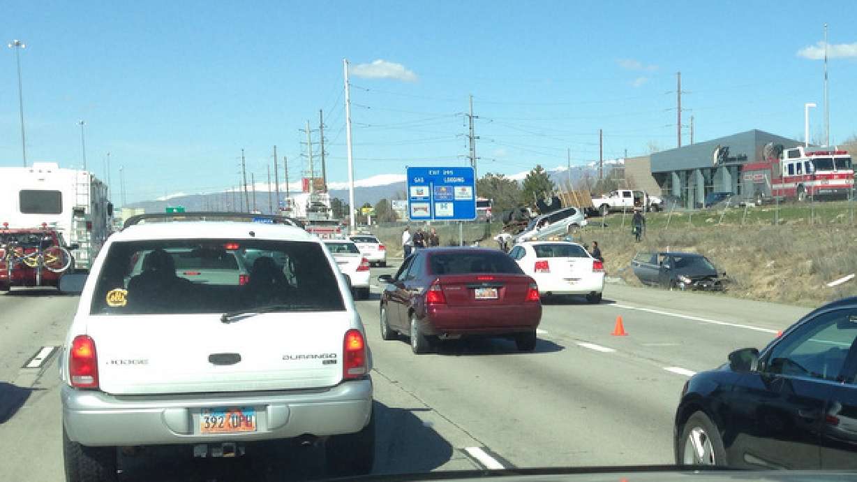 Messy day on I-15 with 5-car accident, multiple others