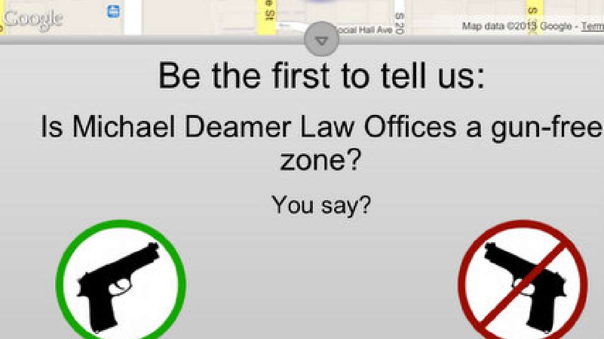 App lets firearm owners view gun-free zones