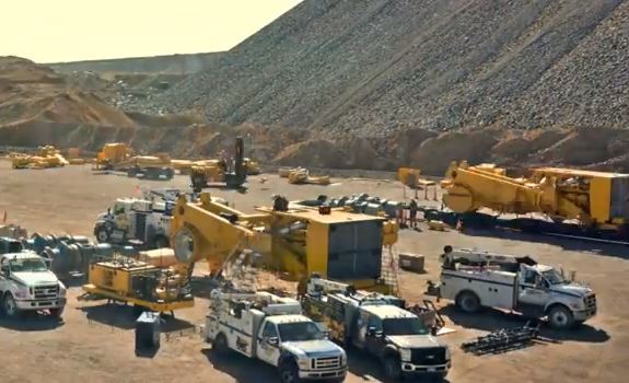 Timelapse video shows new Kennecott haul truck construction