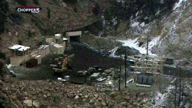 Aerial view of Rhino Mine in Bear Canyon, about 10 miles west of Huntington. A roof fall in the mine Friday killed 28-year-old Elam Jones and injured fellow miner Dallen McFarlane. (Photo: KSL Chopper 5)