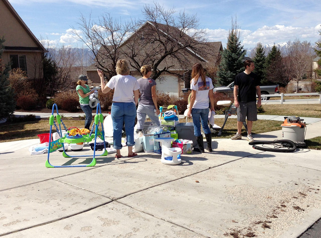 Water from the Provo River Aqueduct flooded at least three homes in Pleasant Grove, Thursday, March 28, 2013. (Photo: Alex Cabrero, KSL News)