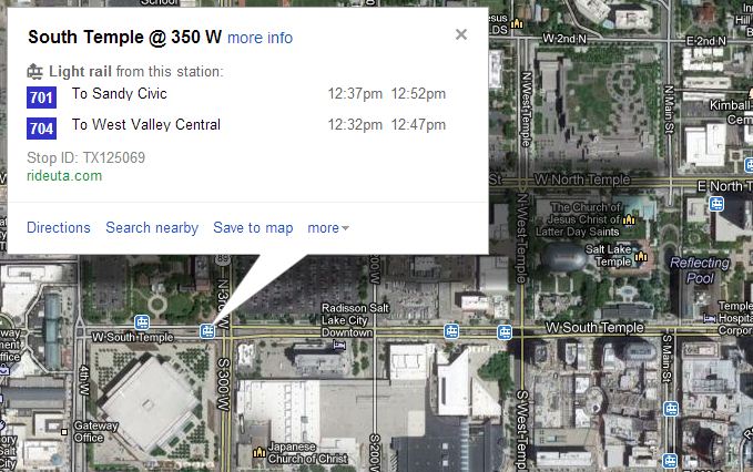 Google releases real-time UTA updates on Maps