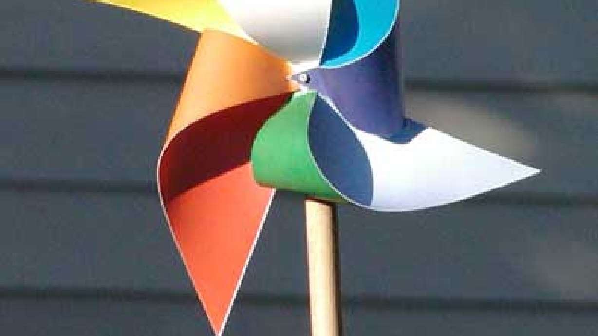 Pinwheels used in Taylorsville to raise awareness of child abuse