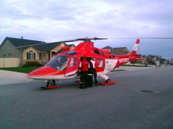 Toddler in critical condition after getting caught in swing