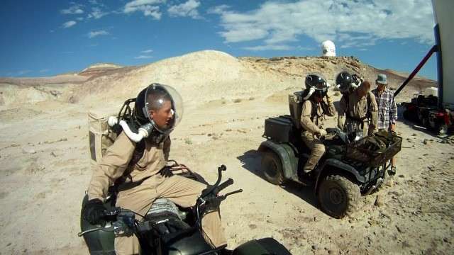 Nat Geo Channel shoot in Hanksville, Utah: colonizing Mars for "Alien Deep" (Photo: Ryan Fisher)