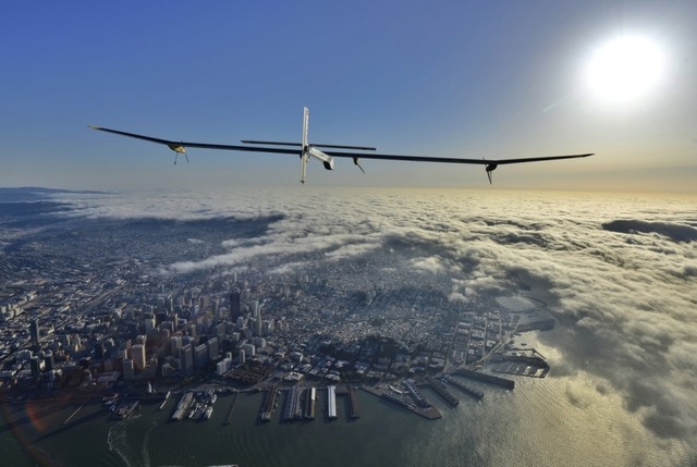 Plane powered only by solar energy to take cross-country flight