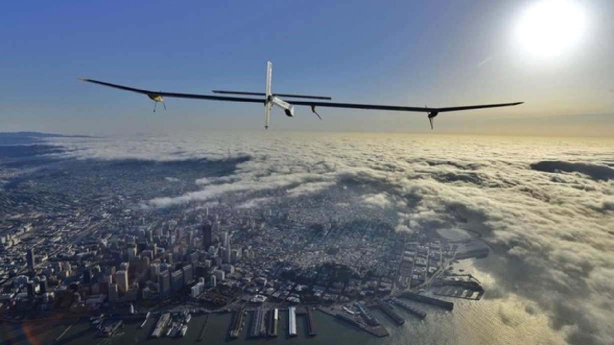 Plane powered only by solar energy to take cross-country flight