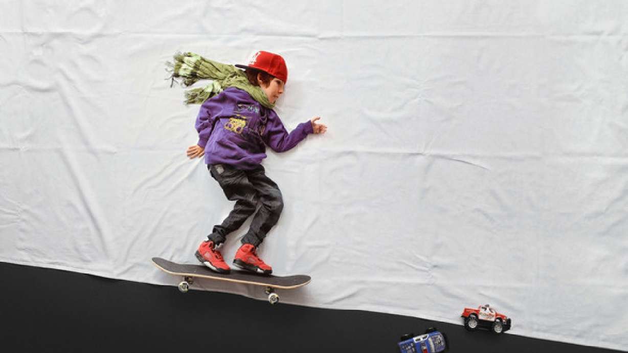 In photos, boy with muscular dystrophy runs and plays