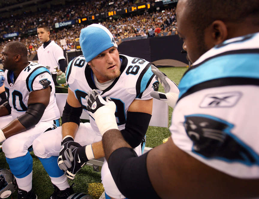 Former University of Utah football player and Carolina Panther Jordan Gross (Jeffrey D Allred, Deseret News)