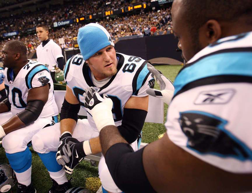 Former University of Utah football player and Carolina Panther Jordan Gross (Jeffrey D Allred, Deseret News)
