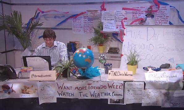 Watch Weather Channel interns be blown around by a 'tornado'