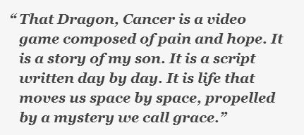 'That Dragon, Cancer' shows toddler's fight for life