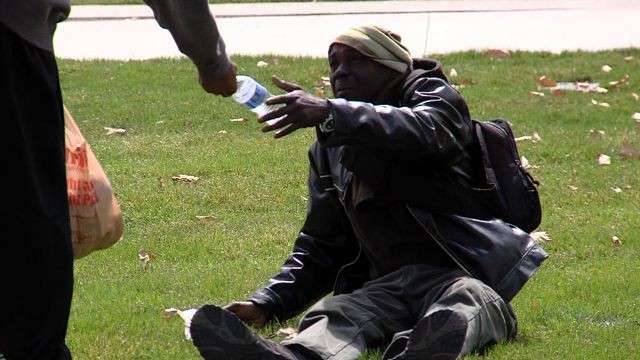 Nearly every week, Jarred Dubois and his small army of friends spend an afternoon in Salt Lake City's Pioneer Park and along the streets near the homeless shelter. They hand out sandwiches and water, and they listen to the stories of the many who are homeless.