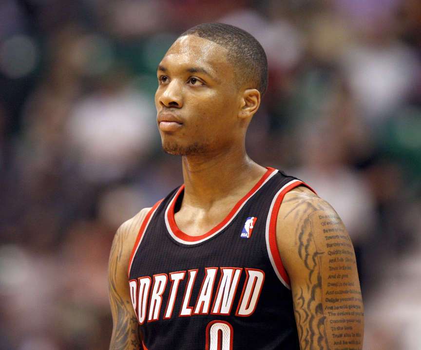 Former Weber State star Damian Lillard wins the NBA's Rookie of the
Year award.