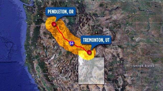 Chuck Cox said late Friday he believes his daughter might be found somewhere along Interstate 84 between Tremonton and Pendleton, Ore. — a route he suspects was possibly taken by his son-in-law Josh Powell and Michael Powell, the man's brother shortly after Susan Powell disappeared.