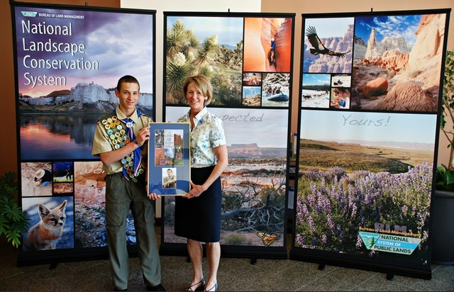 Price teen wins national BLM award for work on local trail