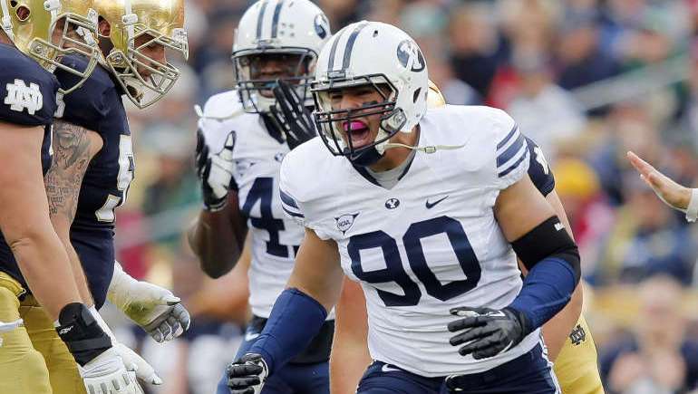 BYU DE Bronson Kaufusi (No. 90)