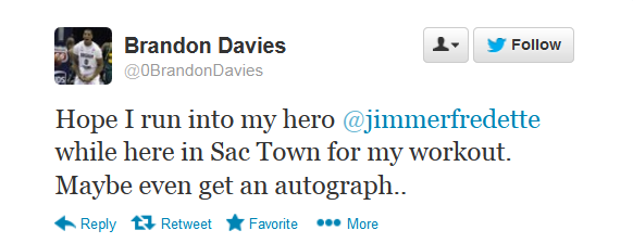 BYU Davies in SacTo, KVN Top 10, Evans crazy hops