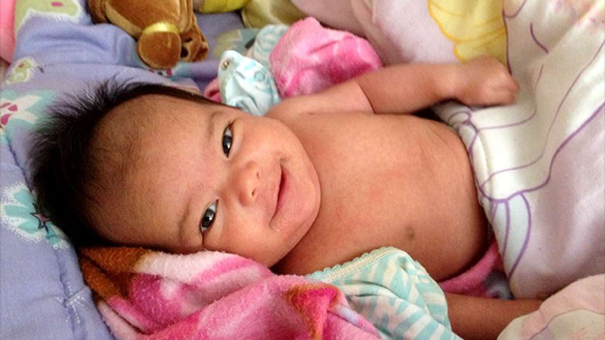 Baby 'bought' with digital currency