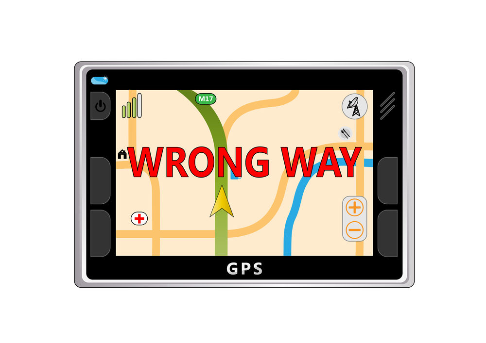 GPS could lead you astray, with dire consequences