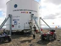 The MDRS' main habitat. When humans travel to Mars the structures they live in may be similar to this one. (Photo: The Mars Society)