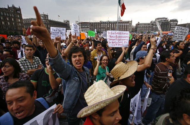 La izquierda impugna elecciones en México