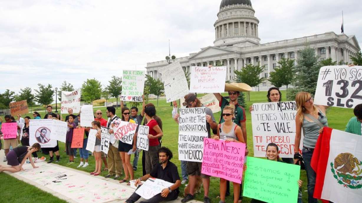 Utah se une a las protestas por México
