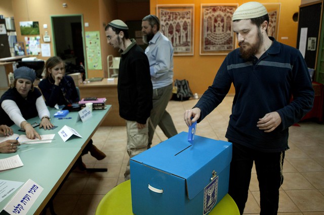 Israelíes ceden su voto en las elecciones a palestinos en señal de protesta