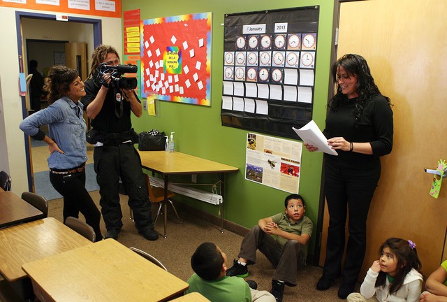 Profesora de Utah en programa de la TV española