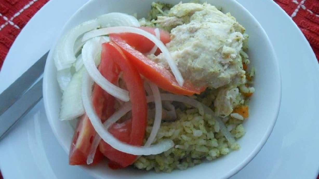 Receta del día: Arroz con pollo, estilo Peruano