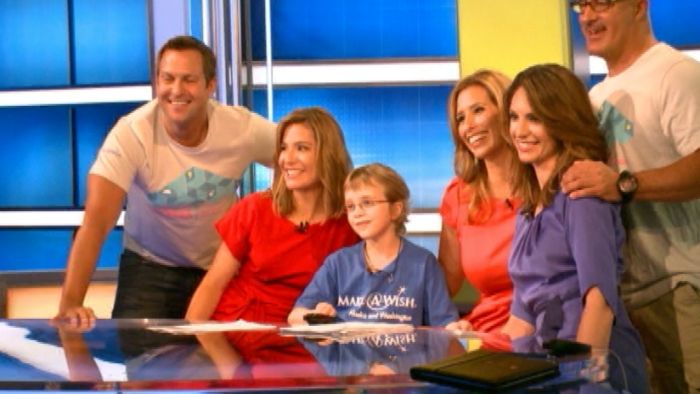 Battling cancer, girl becomes Weather Channel meteorologist for a day