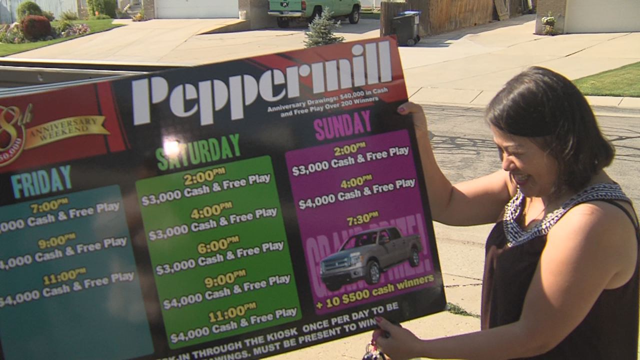 Woman wins truck in Wendover, wins car one week later