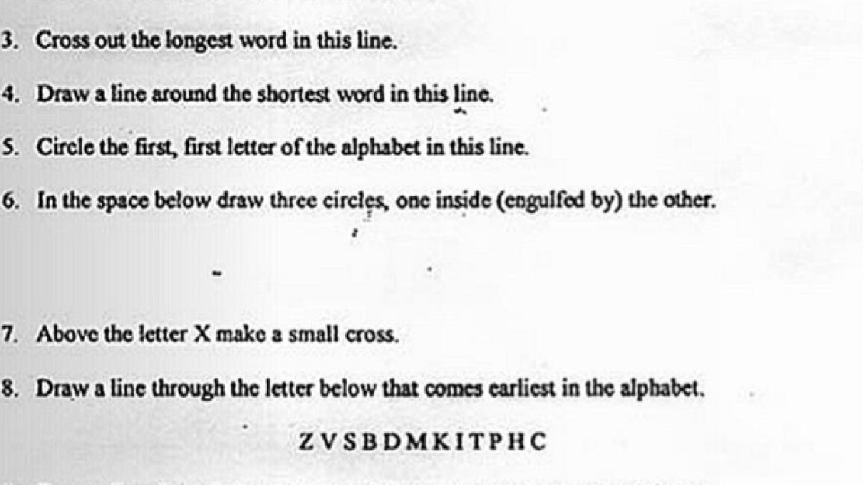 Questions released from 1950's La. literacy test for blacks seeking vote