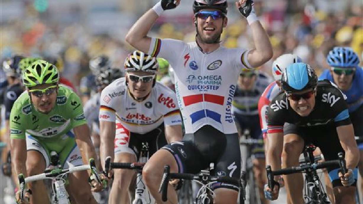 Cavendish gana quinta etapa de Tour de France