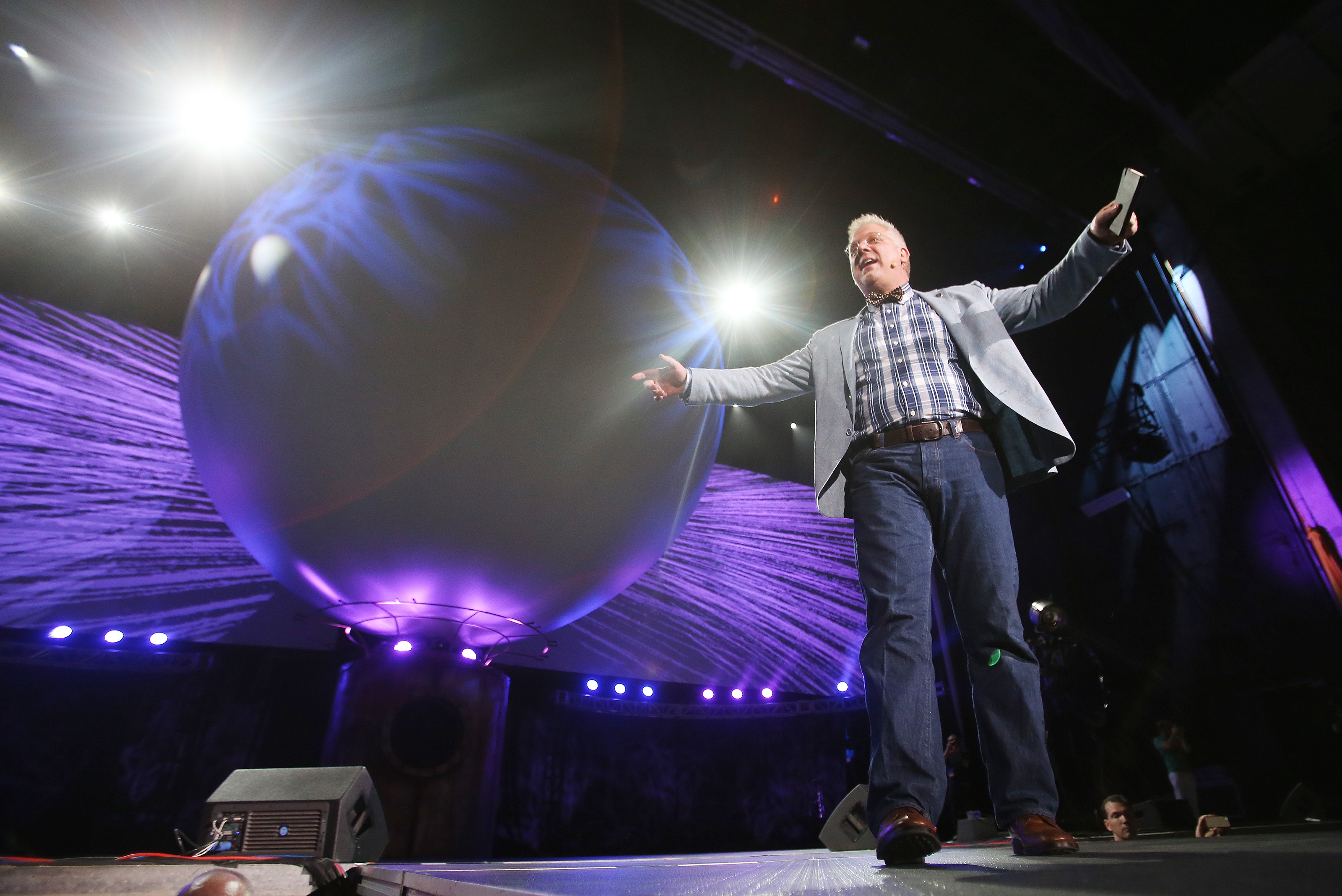 Glenn Beck speaks during FreedomWorks Free the People at the
USANA Amphitheater in Salt Lake City on Saturday, July 6, 2013.
(Photo: Jeffrey D. Allred, Deseret News)