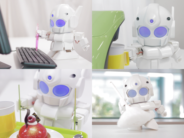 4 robots working hard to clean your house