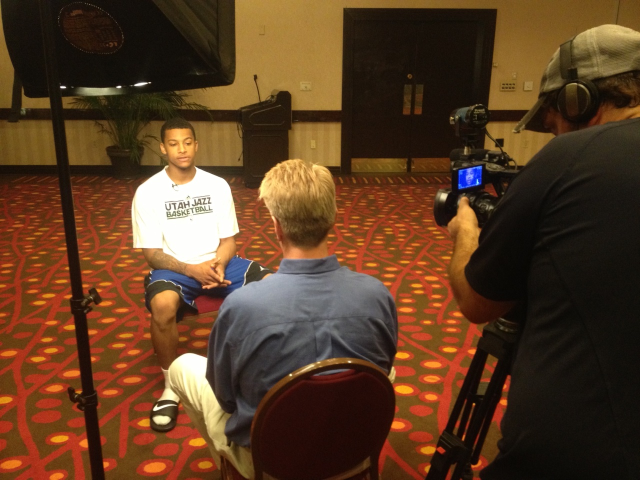 Trey Burke sits down to talk with KSL's Tom Kirkland.