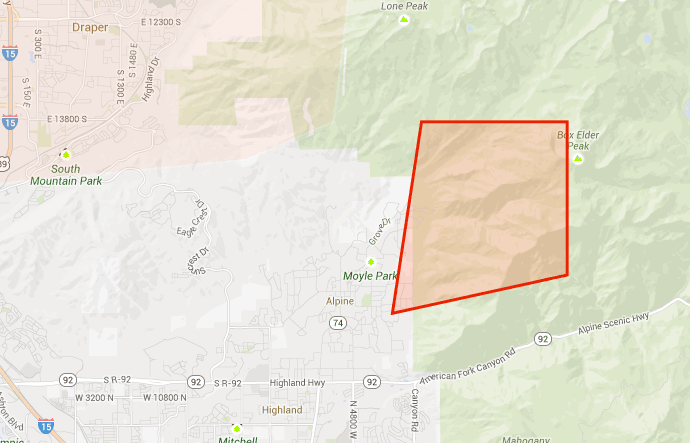Flash flood alert for parts of Utah County ends