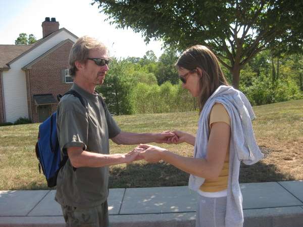 Michael and Janet, Empire State Building. July 2009, one month before
his stroke. (Photo: Miracle 4 Michael)