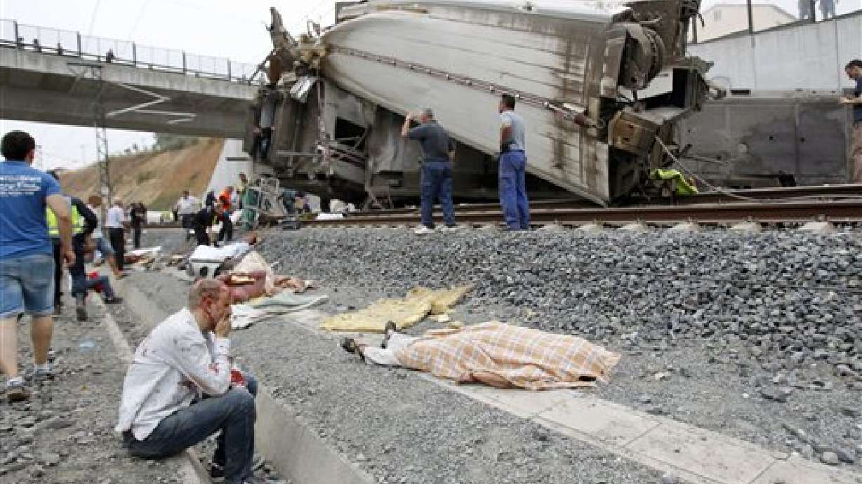 Detenido maquinista de tren español descarrilado