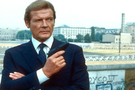 Roger Moore as James Bond