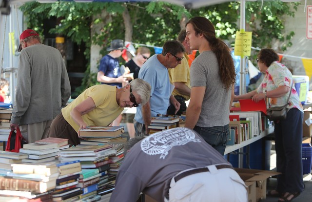 'Old school' readers love annual used book sale
