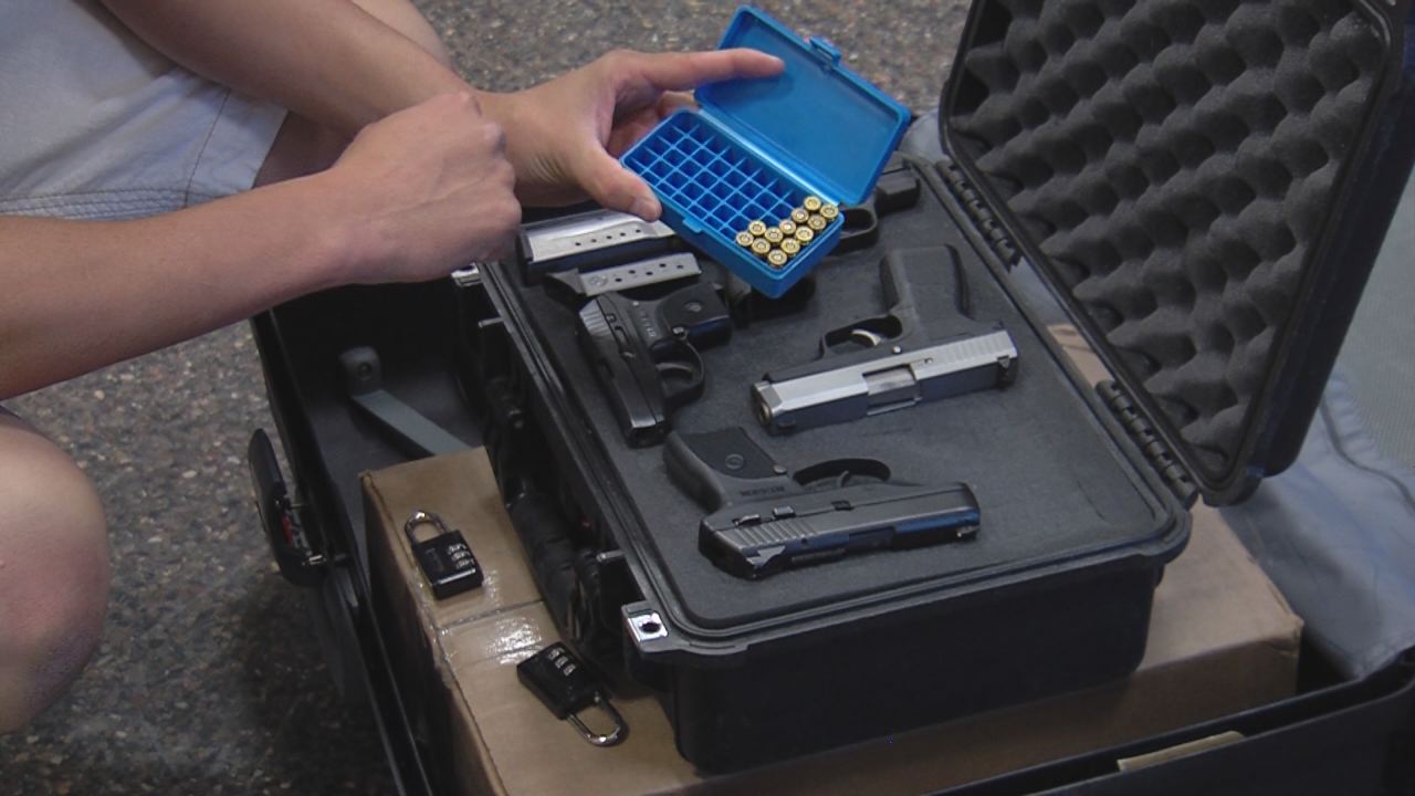 To avoid fines or charges, follow rules when traveling with firearms