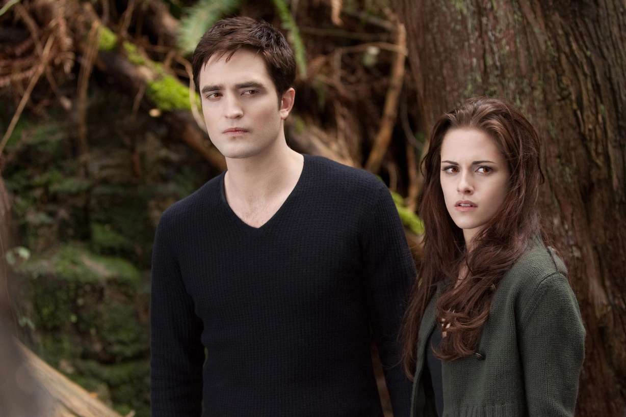 Edward and Bella react to the news that "Twilight" author Stephenie
Meyer is done with them.