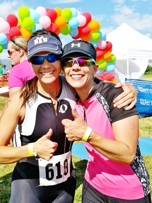 Encouragement, sisterhood found at triathlon for women