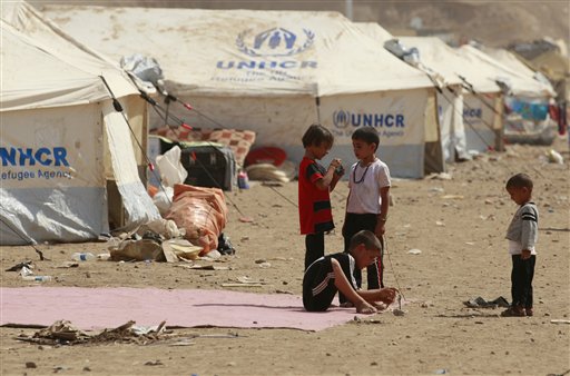 Un millón de niños de Siria refugiados