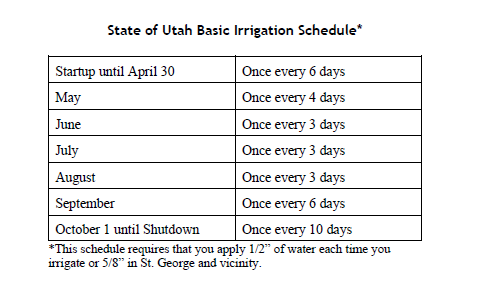 Irrigation System Maintenance