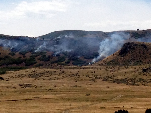 Crews contain wildfire near Juniper Point in Herriman