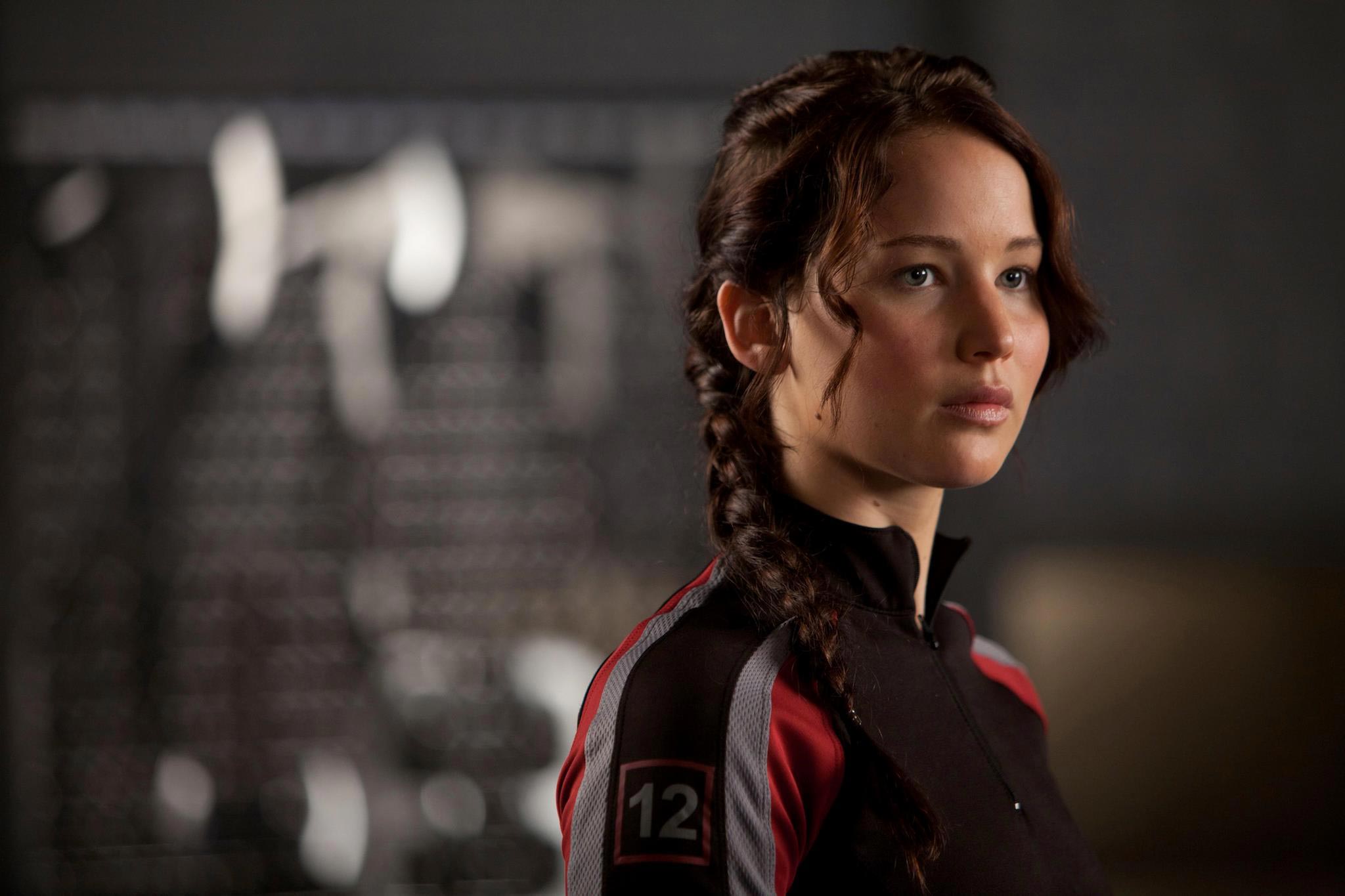 Jennifer Lawrence as Katniss Everdeen in "The Hunger Games:
Catching Fire"